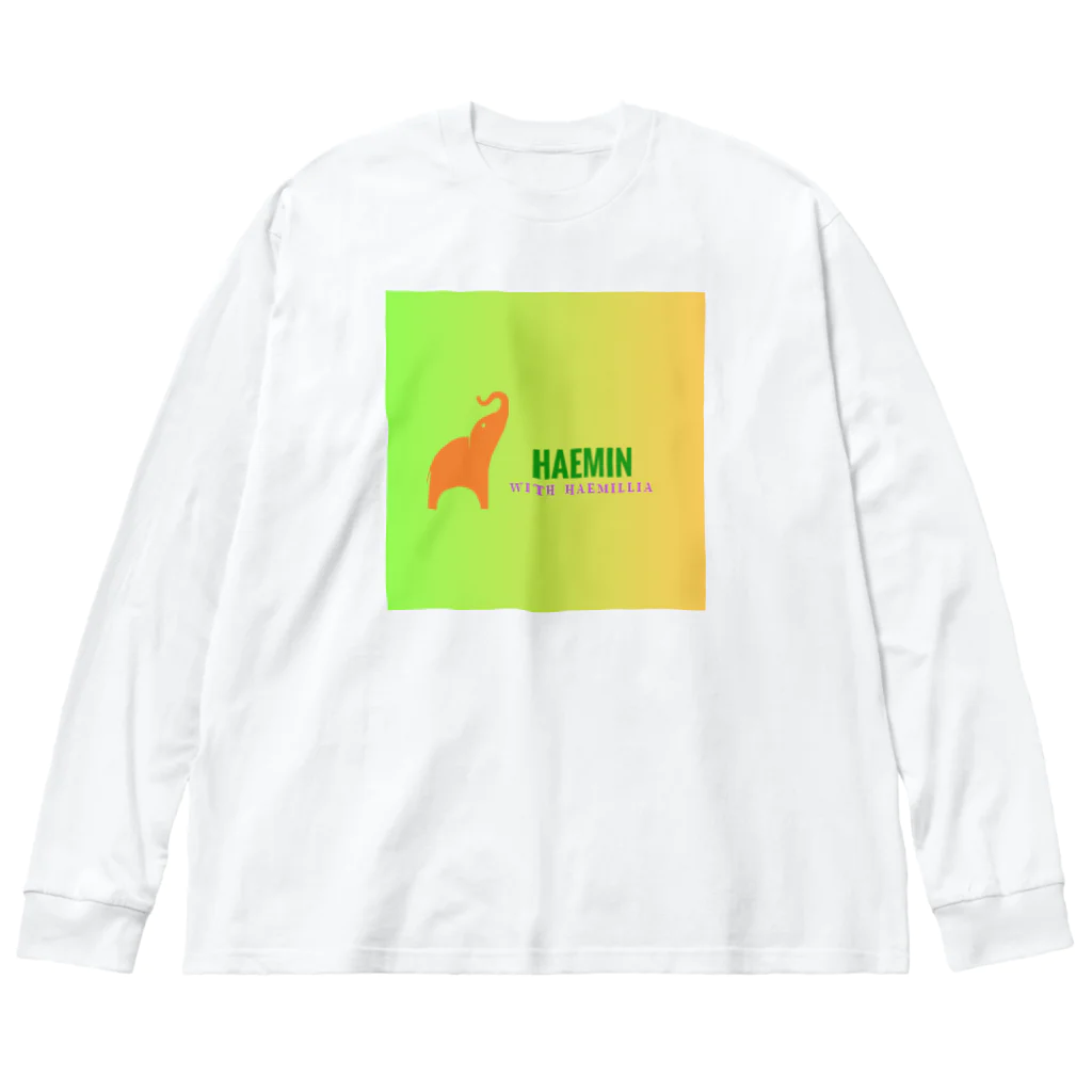 HAEMIN Offical SHOPのHAEMIN Offical GOODS ビッグシルエットロングスリーブTシャツ