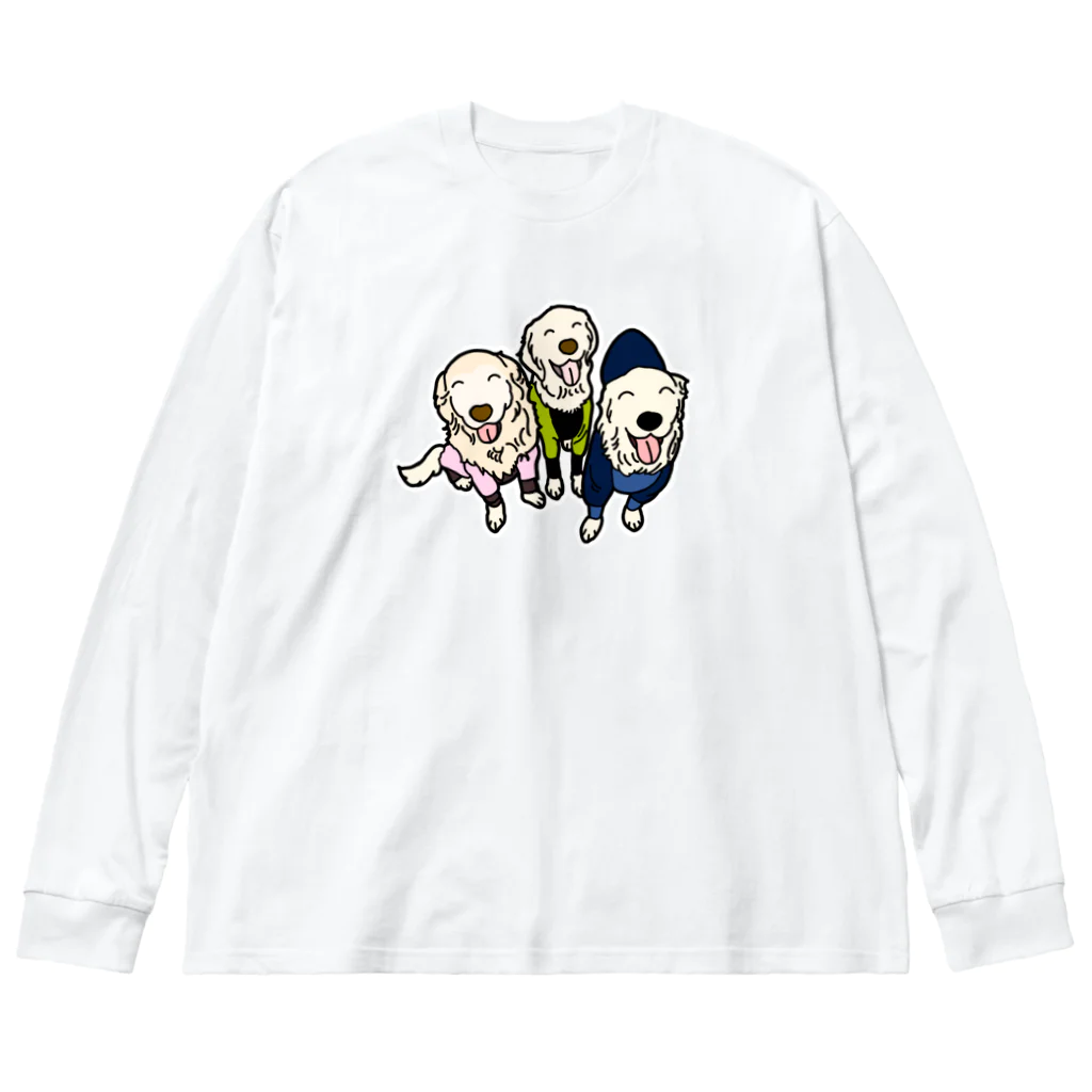 niconicotontonのうちの子1番☆サリー＆すみれ＆六花 Big Long Sleeve T-Shirt