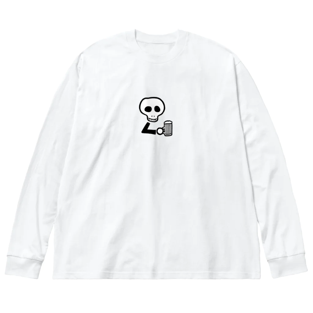 Scullmba(スカルンバ）のスカルンバ（ビール） ビッグシルエットロングスリーブTシャツ