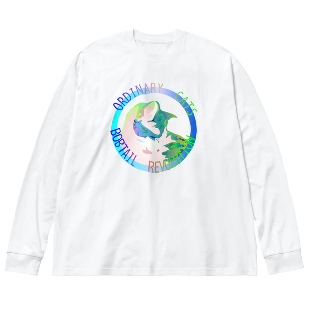 『NG （Niche・Gate）』ニッチゲート-- IN SUZURIのOrdinary Cats02h.t.(冬) ビッグシルエットロングスリーブTシャツ