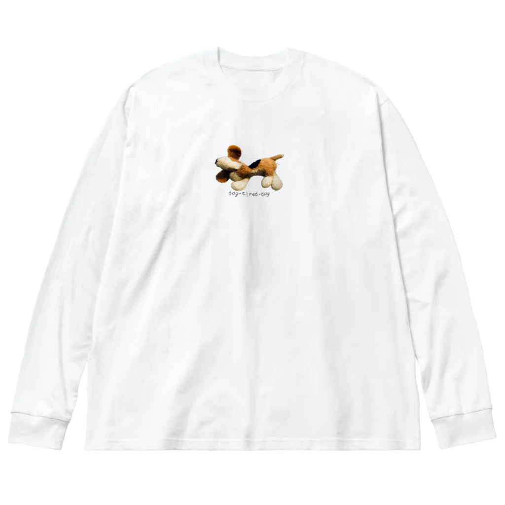 ITANJIのもう無理犬 ビッグシルエットロングスリーブTシャツ