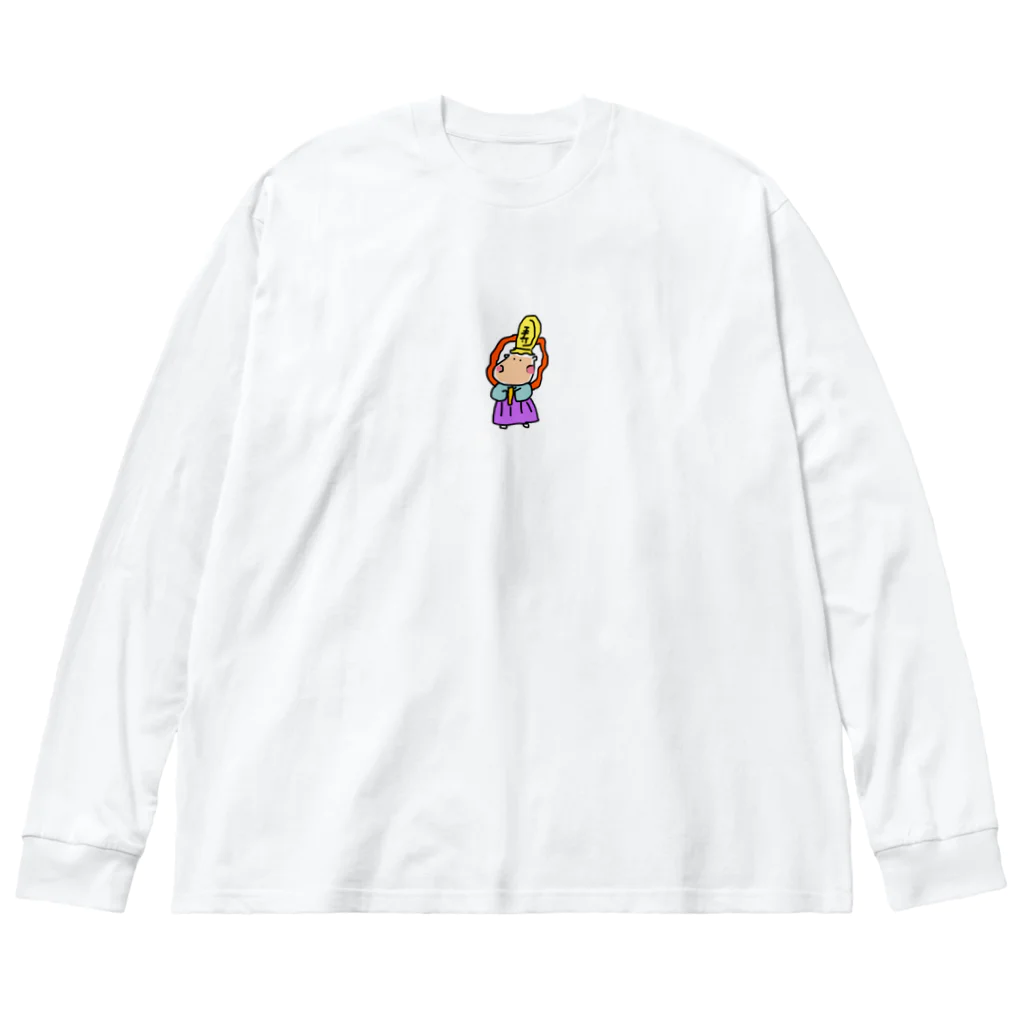 pinyako5502の弁天さま ビッグシルエットロングスリーブTシャツ