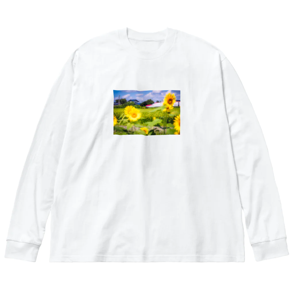 SAKURA スタイルのひまわりとこまち（JR東日本） Big Long Sleeve T-Shirt