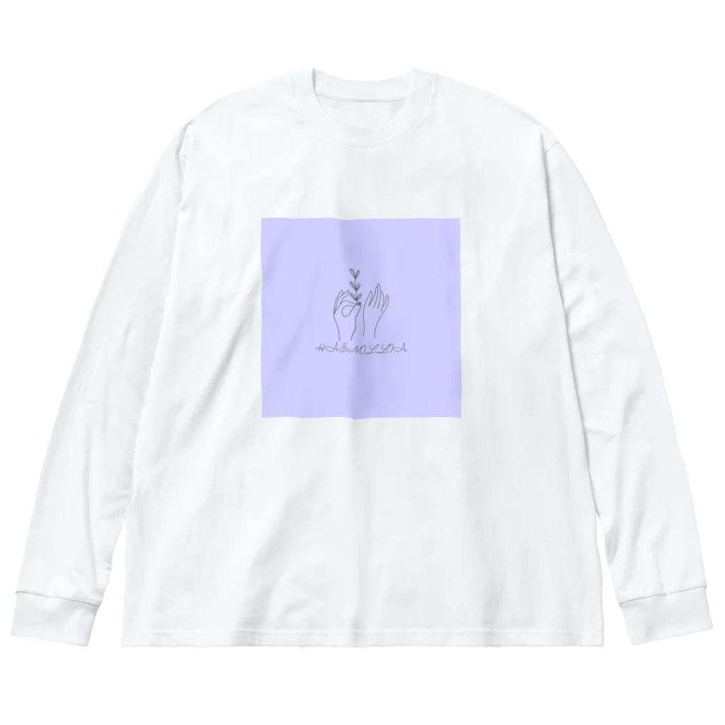 HAEMIN Offical SHOPのHAEMIN Offical GOODS Flower Ver. ビッグシルエットロングスリーブTシャツ