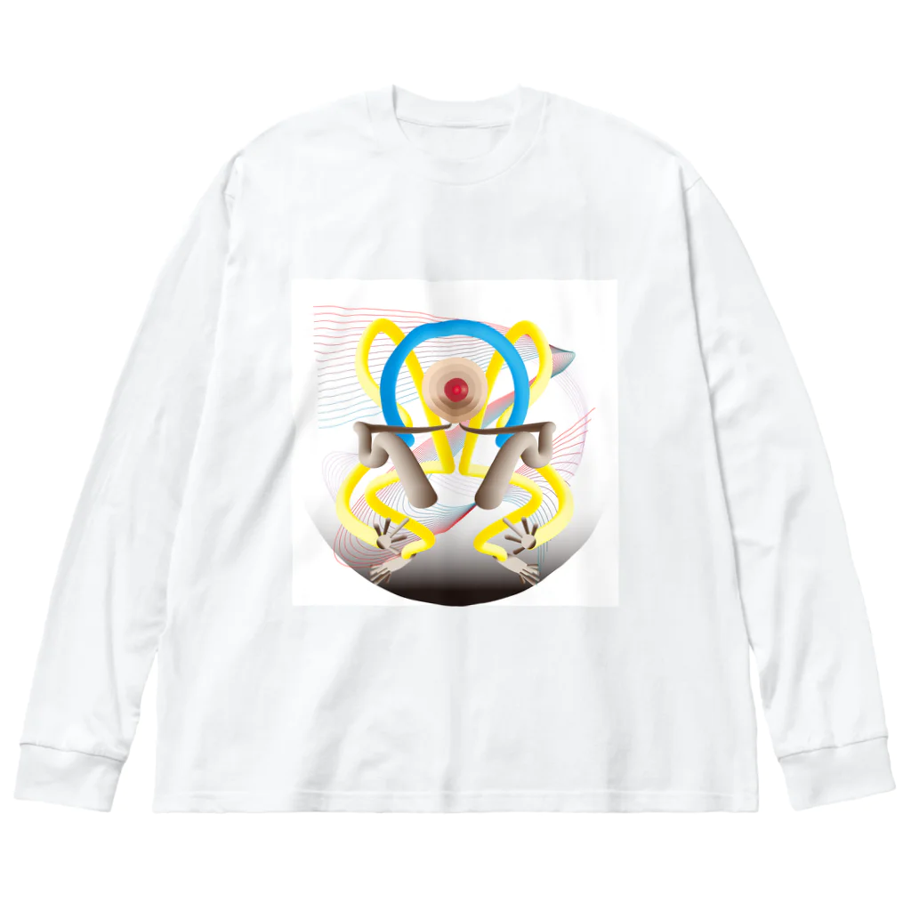 npo j leaguerのhand  ビッグシルエットロングスリーブTシャツ