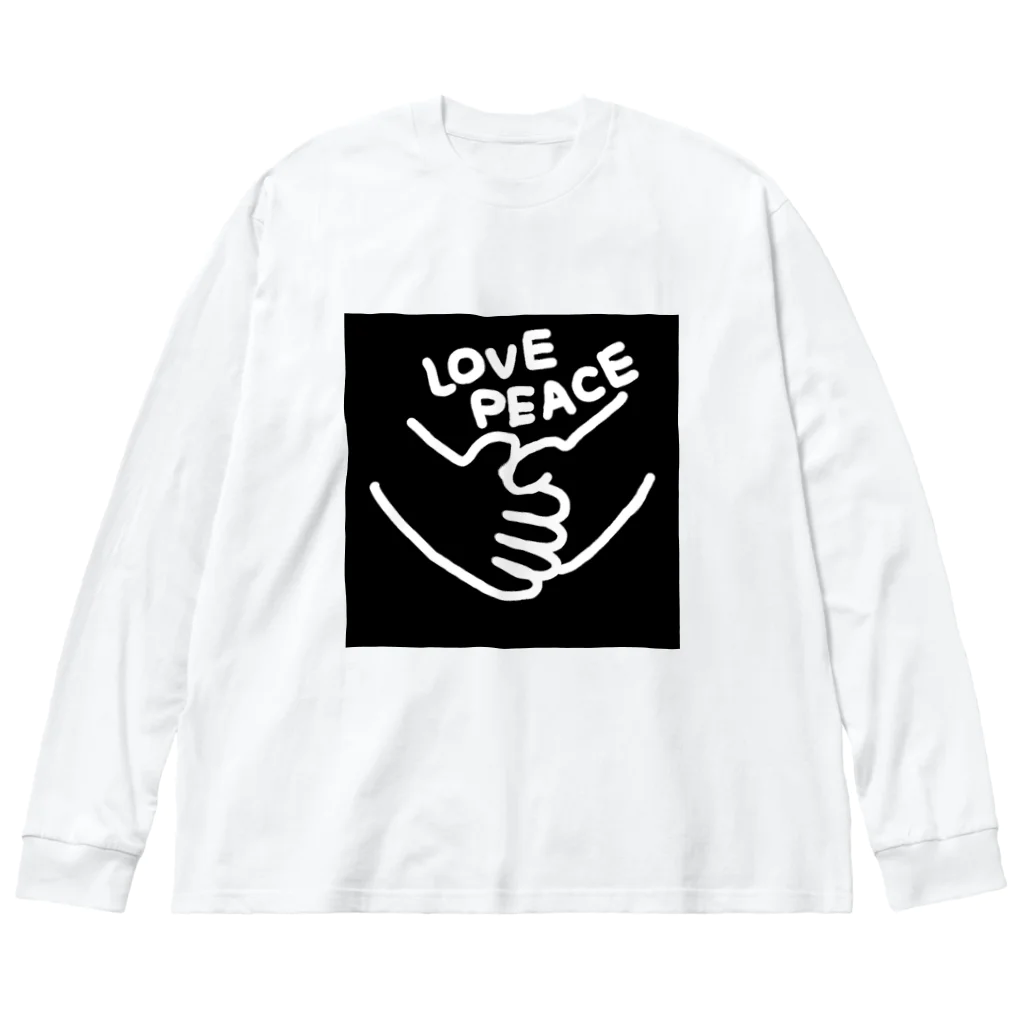 あきょり。のLove PEACE Big Long Sleeve T-Shirt