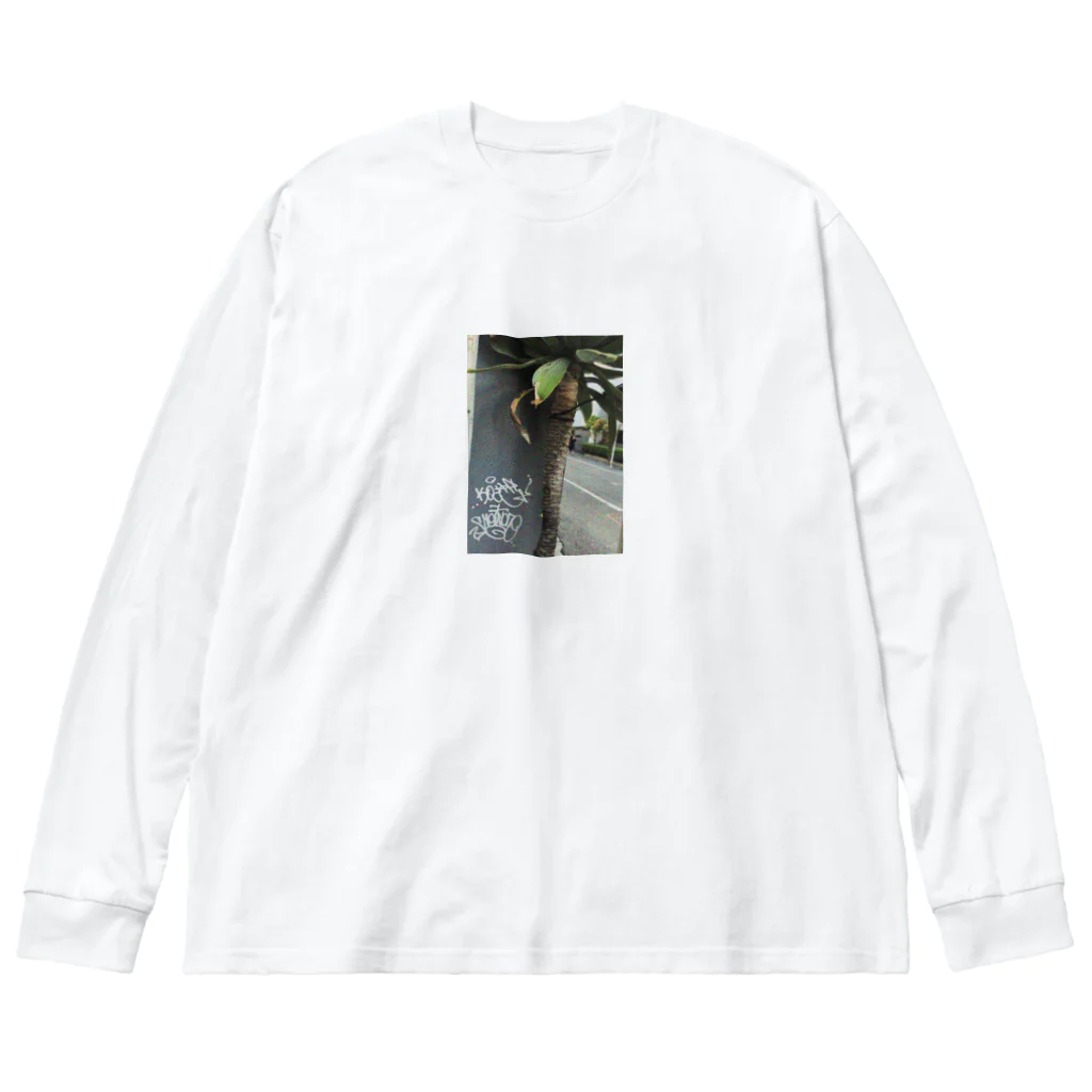 shishishiのstreet green ビッグシルエットロングスリーブTシャツ