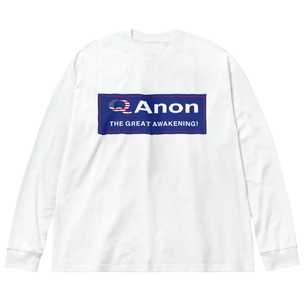 DRIPPEDのQAnon THE GREAT AWAKENING! ビッグシルエットロングスリーブTシャツ