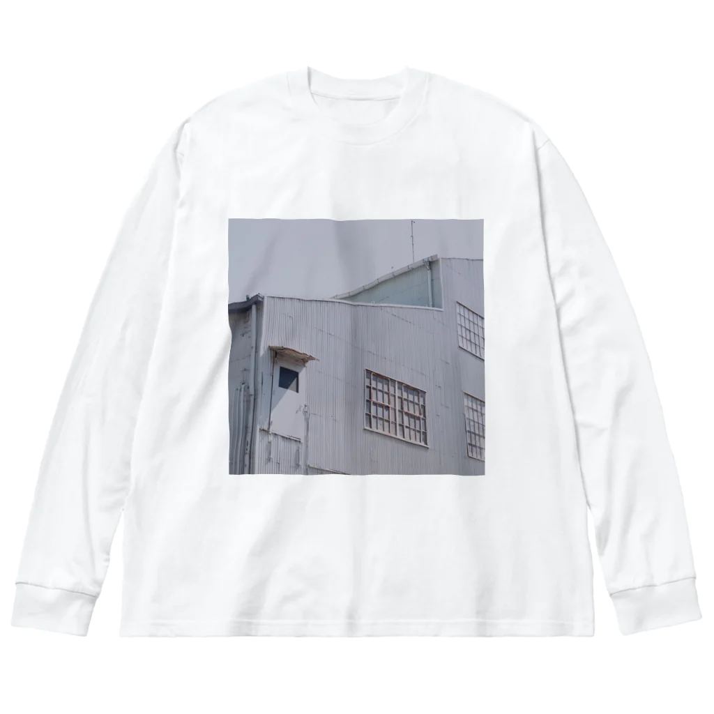 PORTONE, ART, LABORATORY.のBlue Factory ビッグシルエットロングスリーブTシャツ