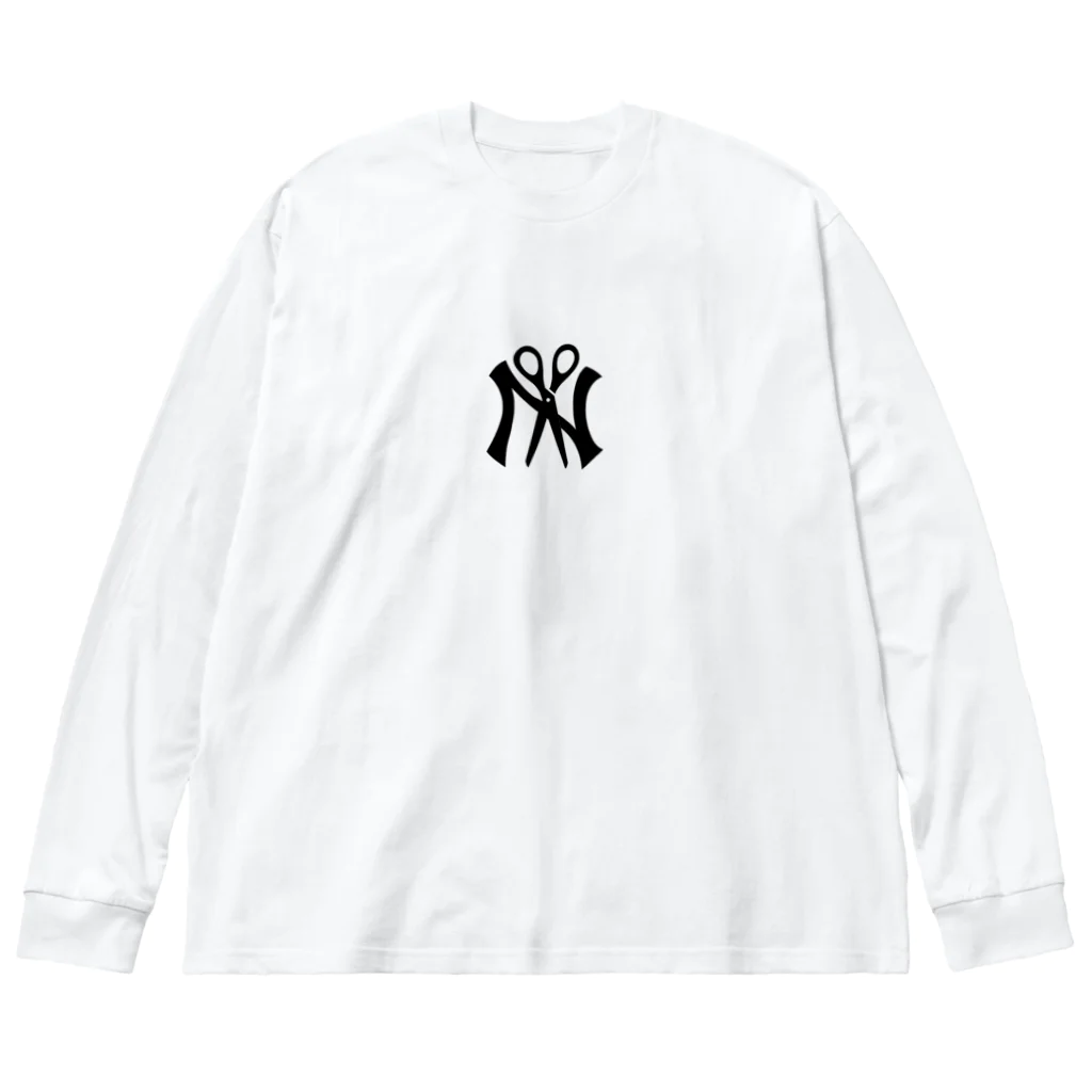 BARBER 214のNYSCISSOR ビッグシルエットロングスリーブTシャツ