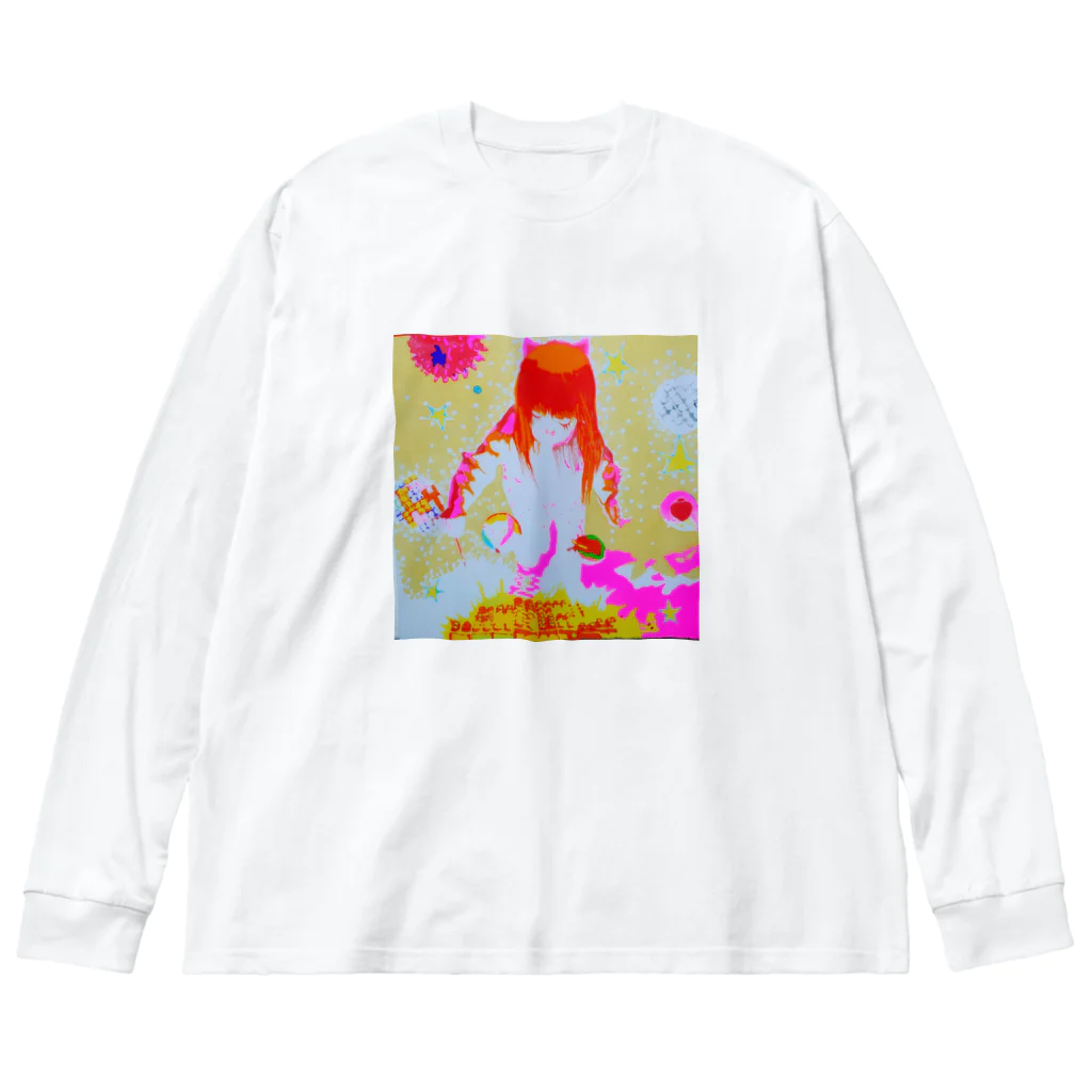 ♥花ちゃん。の太陽。作ってます。 ビッグシルエットロングスリーブTシャツ