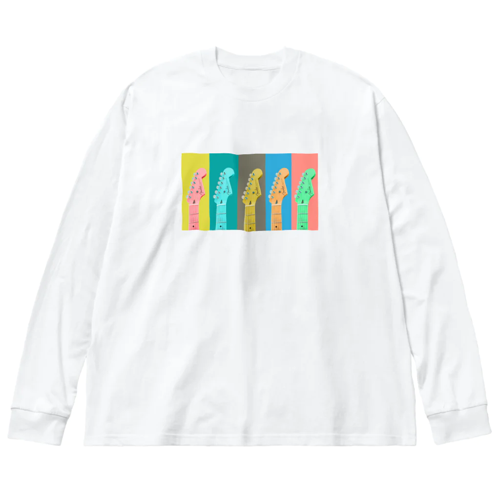 SAKURA スタイルの虹色　フェンダー  Big Long Sleeve T-Shirt