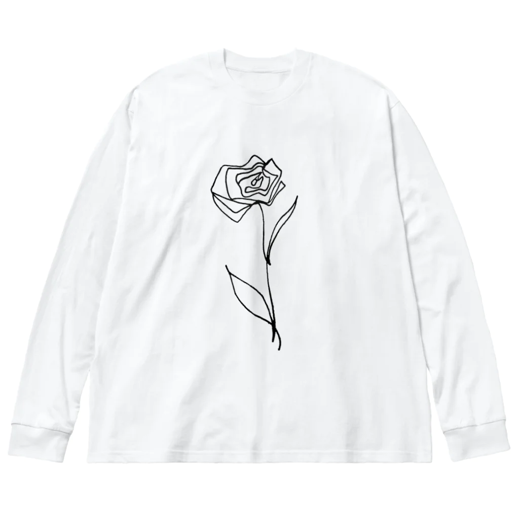 ひ。さんの一輪の花 Big Long Sleeve T-Shirt