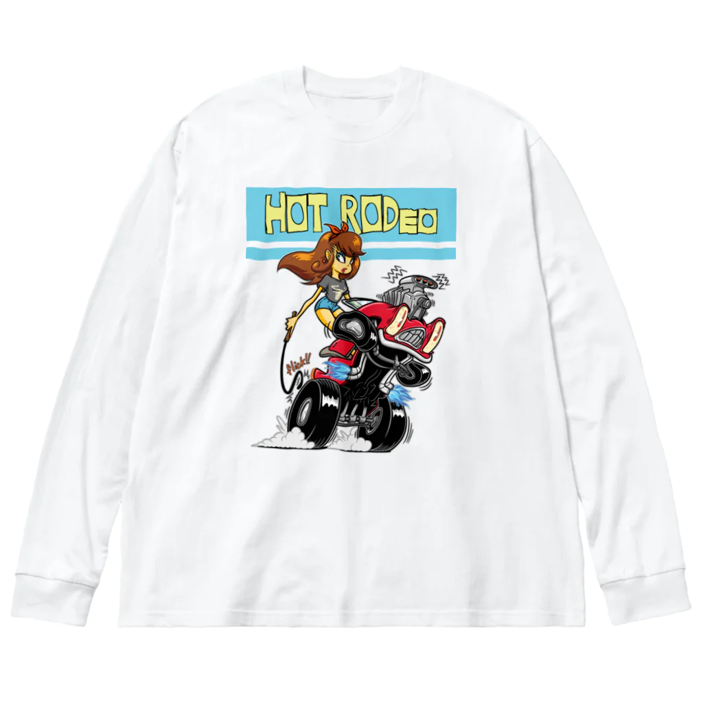 nidan-illustrationの“HOT RODeo” Big Long Sleeve T-Shirt