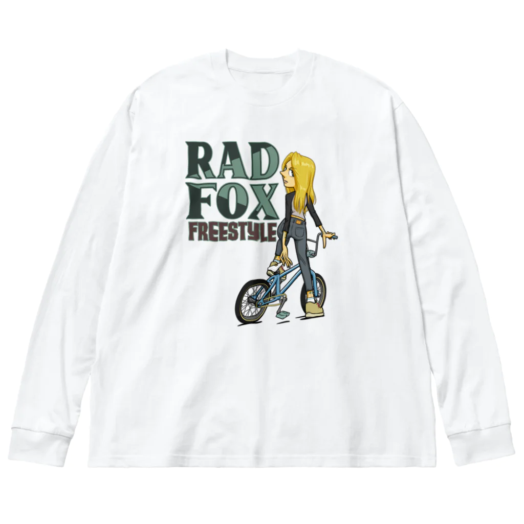 nidan-illustrationの"RAD FOX" ビッグシルエットロングスリーブTシャツ