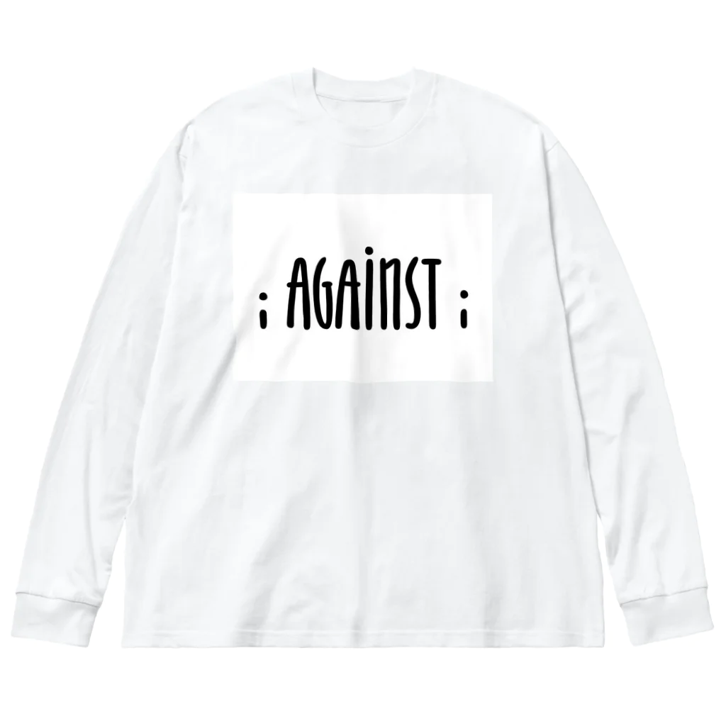 とーま@Secret^弐のi AGAINST i ビッグシルエットロングスリーブTシャツ