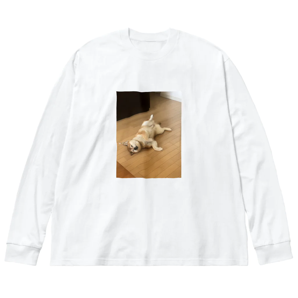 ポメロンの犬 ビッグシルエットロングスリーブTシャツ