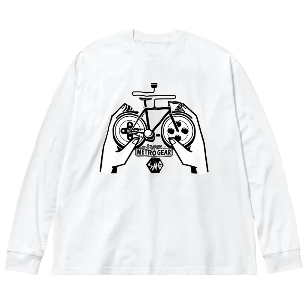 nidan-illustrationの"SUPER METRO GEAR" #2 Big Long Sleeve T-Shirt