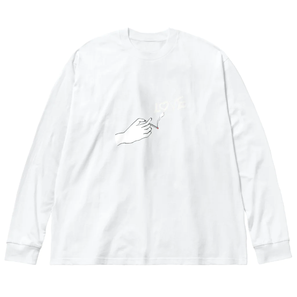 愛をあなたにのタバコ Big Long Sleeve T-Shirt