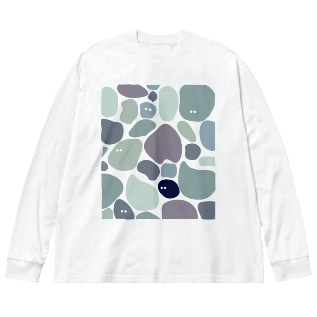 hr. grassのいっぱい(時雨) ビッグシルエットロングスリーブTシャツ