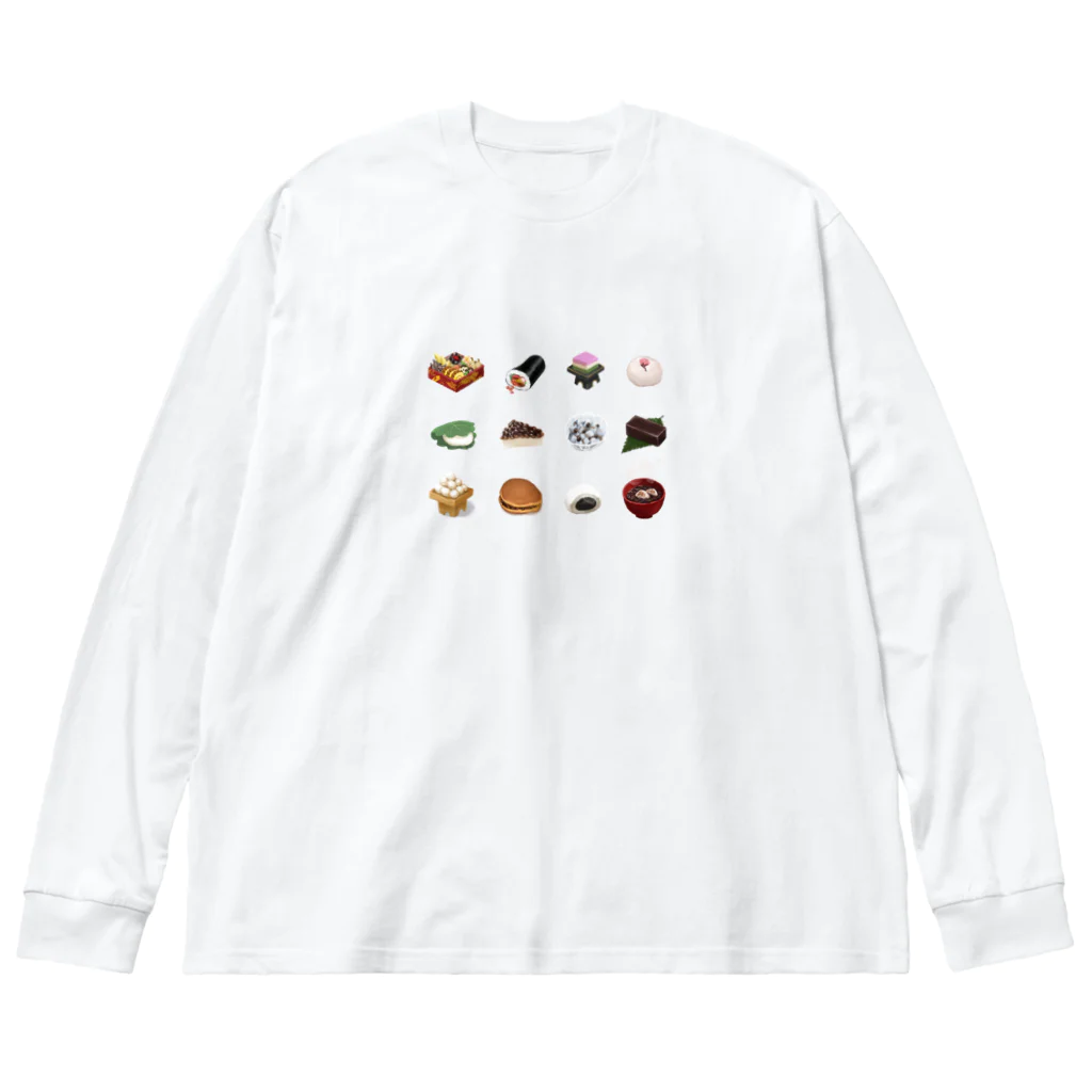 kurumiの季節の食べ物たち Big Long Sleeve T-Shirt