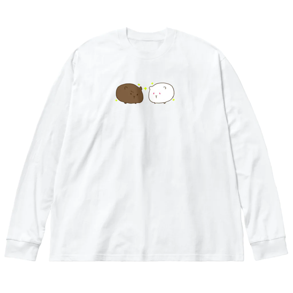 kinako-mochi.のカフェオーレ ビッグシルエットロングスリーブTシャツ