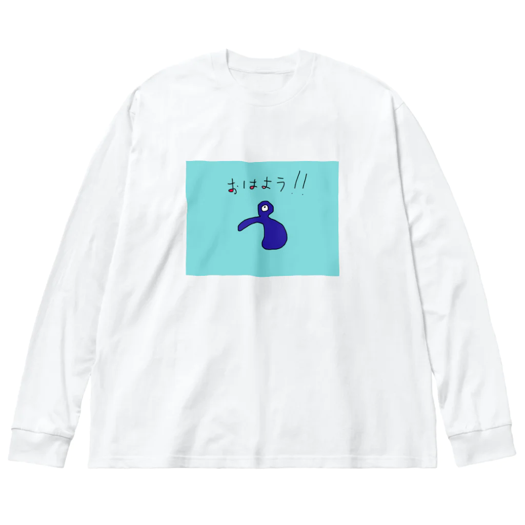 junsen　純仙　じゅんせんのJUSEN SETA　【瀬田純仙】COOL JAPAN　おはようキャラ ビッグシルエットロングスリーブTシャツ