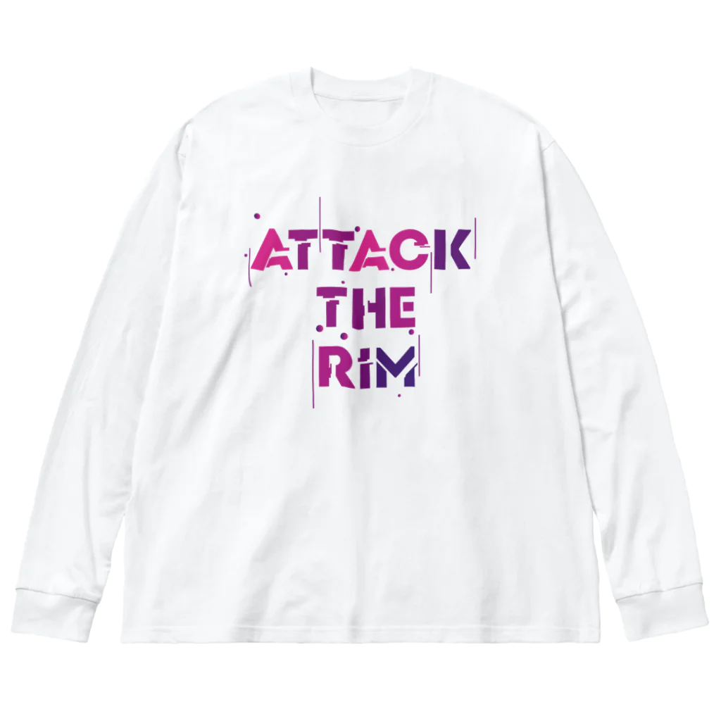 ima1133のATTACK THE RIM Big Long Sleeve T-Shirt