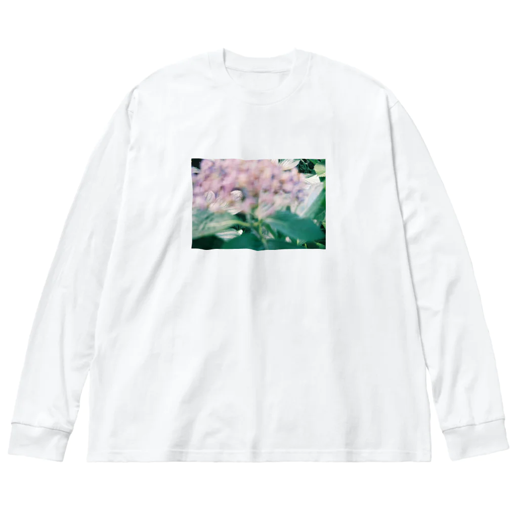 たなかのぼやけあじさい Big Long Sleeve T-Shirt