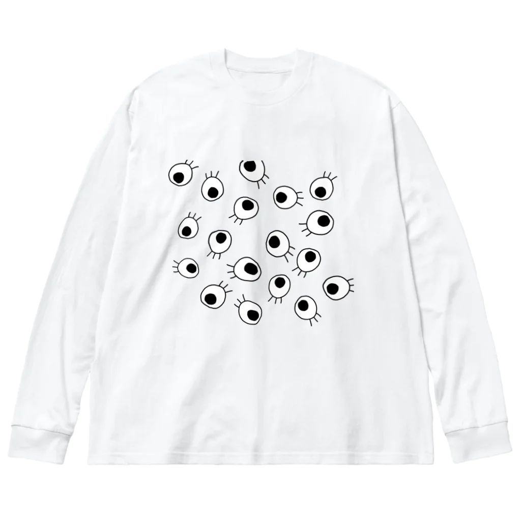 disney-risaのeyes ビッグシルエットロングスリーブTシャツ