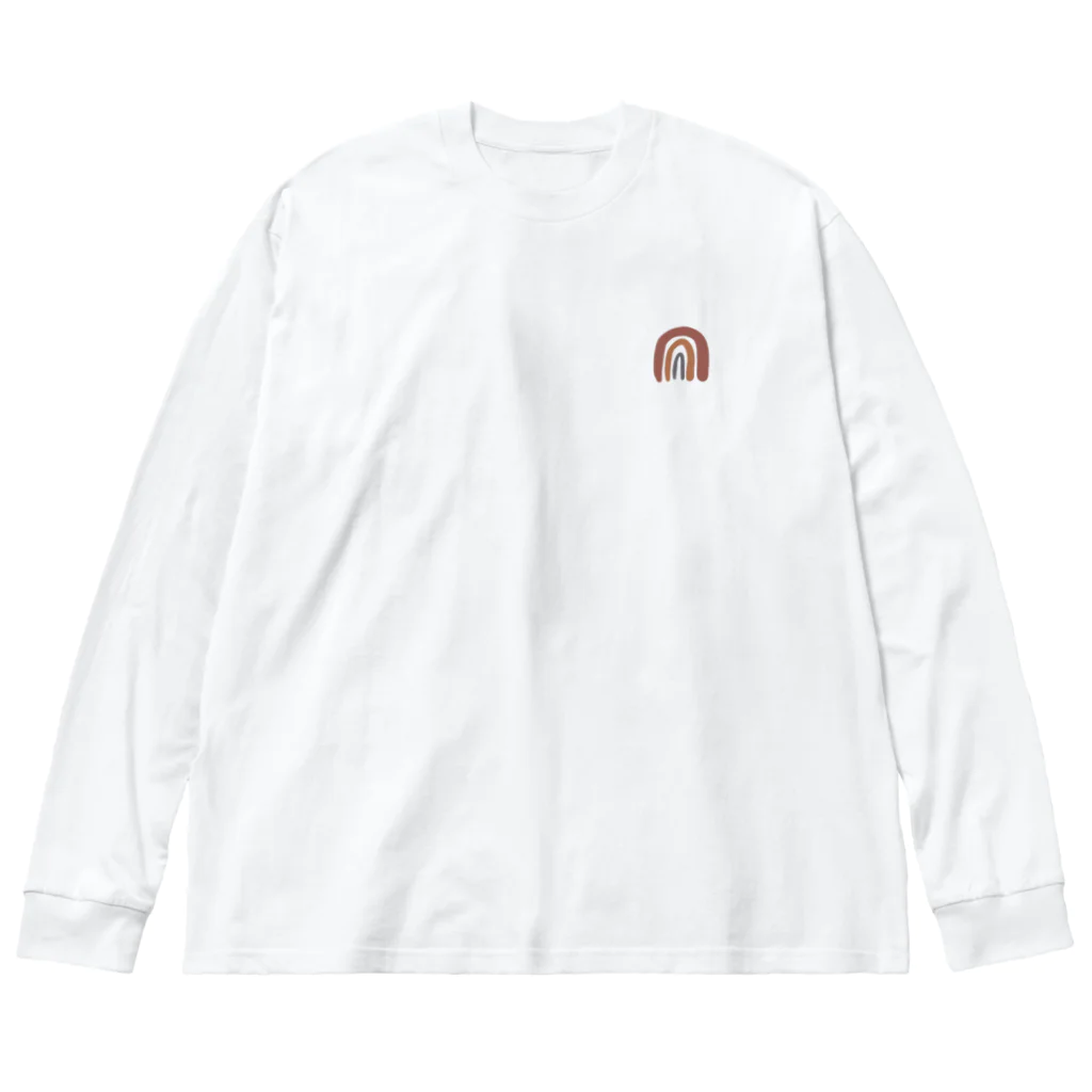 katrina36のブラウンレインボー Big Long Sleeve T-Shirt