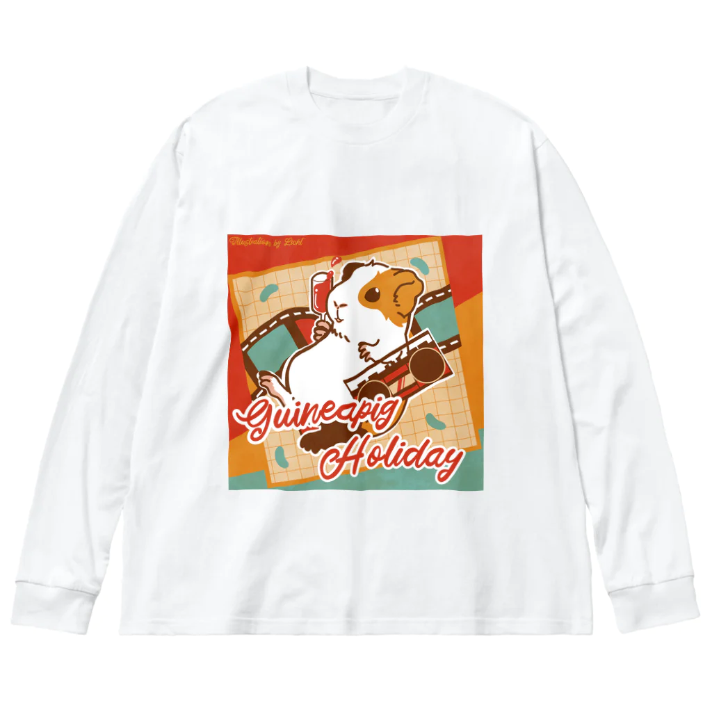 LichtmuhleのGuineapig Holiday ビッグシルエットロングスリーブTシャツ