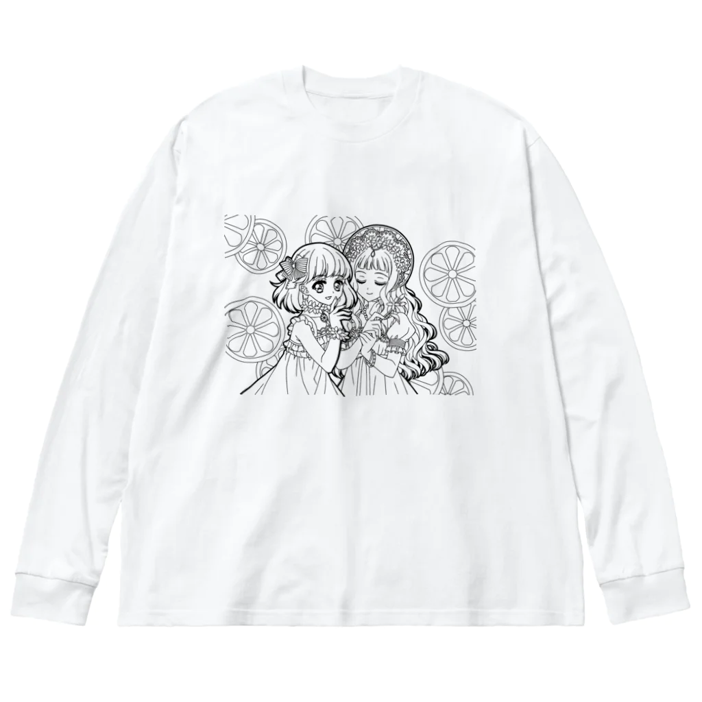 オペラのレモンの妖精（線画） Big Long Sleeve T-Shirt