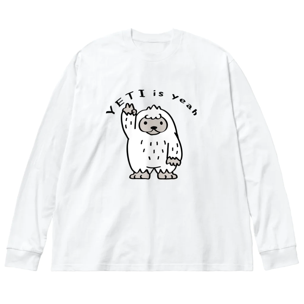 イラスト MONYAAT のCT104 YETI is yeah*A*とうちゃん ビッグシルエットロングスリーブTシャツ