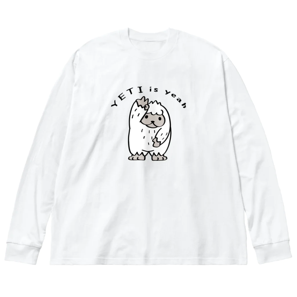 イラスト MONYAAT のCT104 YETI is yeah*A*ぼく ビッグシルエットロングスリーブTシャツ