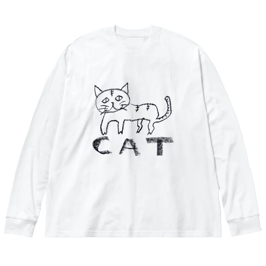 ■natsume shop■の■nyanderful nya-rld■ ビッグシルエットロングスリーブTシャツ