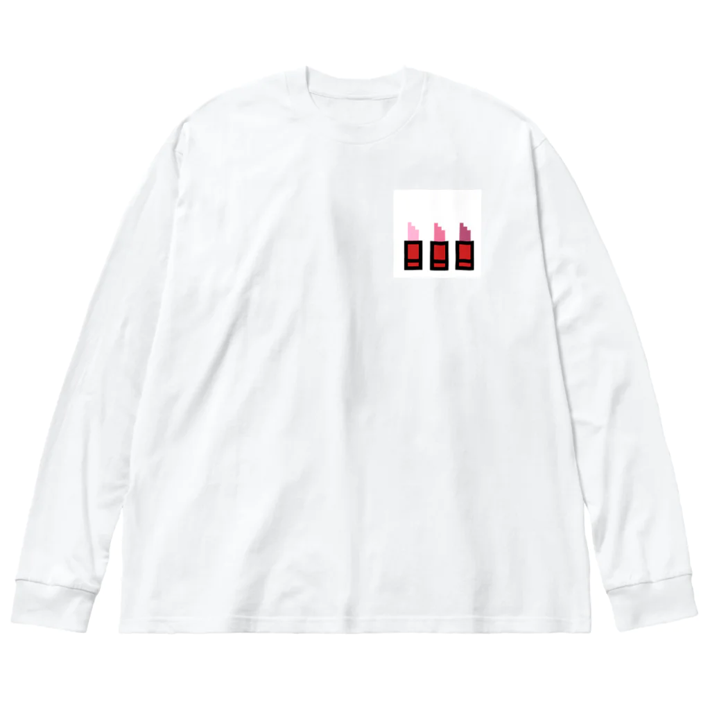 kanamaru14の口紅 ビッグシルエットロングスリーブTシャツ