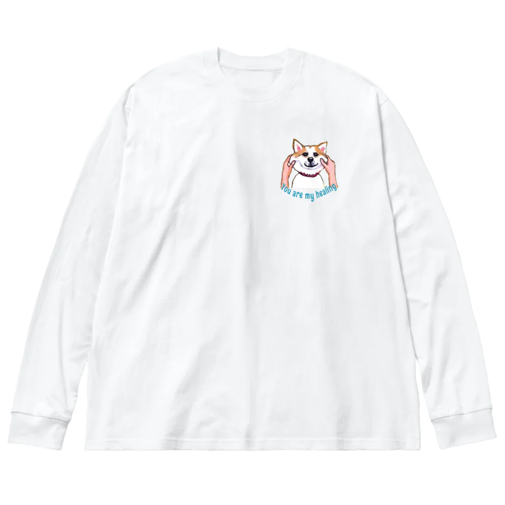 アトリエ　トトのビョーンされた犬 Big Long Sleeve T-Shirt