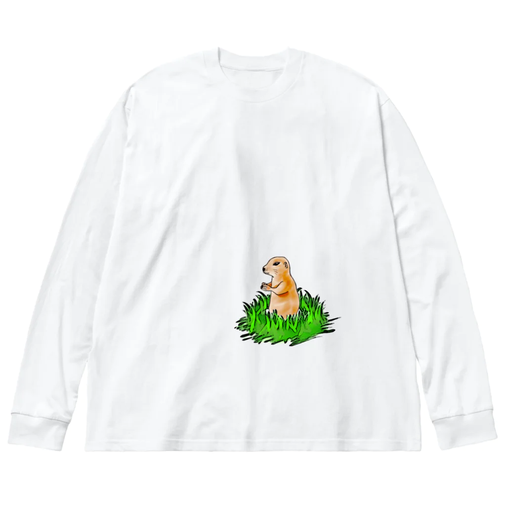 LalaHangeulのプレーリードッグ Big Long Sleeve T-Shirt