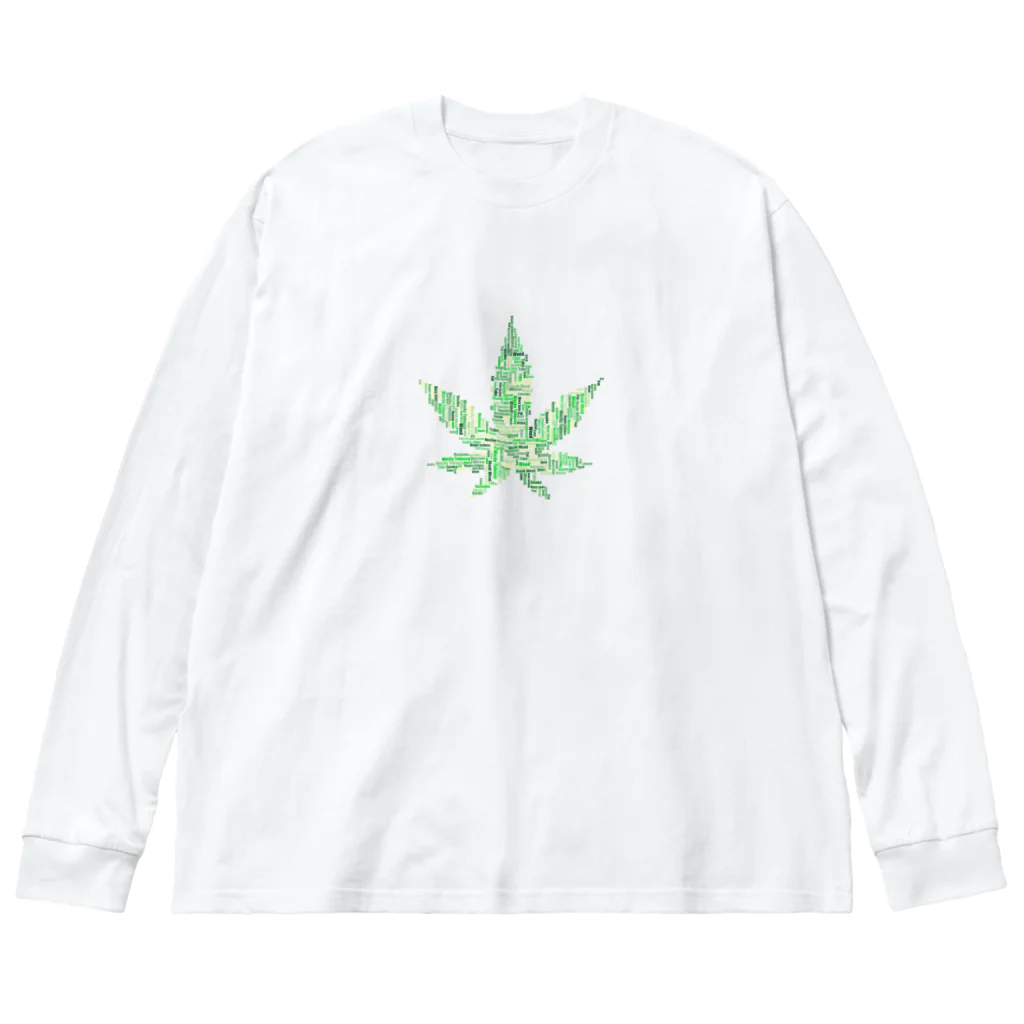 さかのWEED ビッグシルエットロングスリーブTシャツ