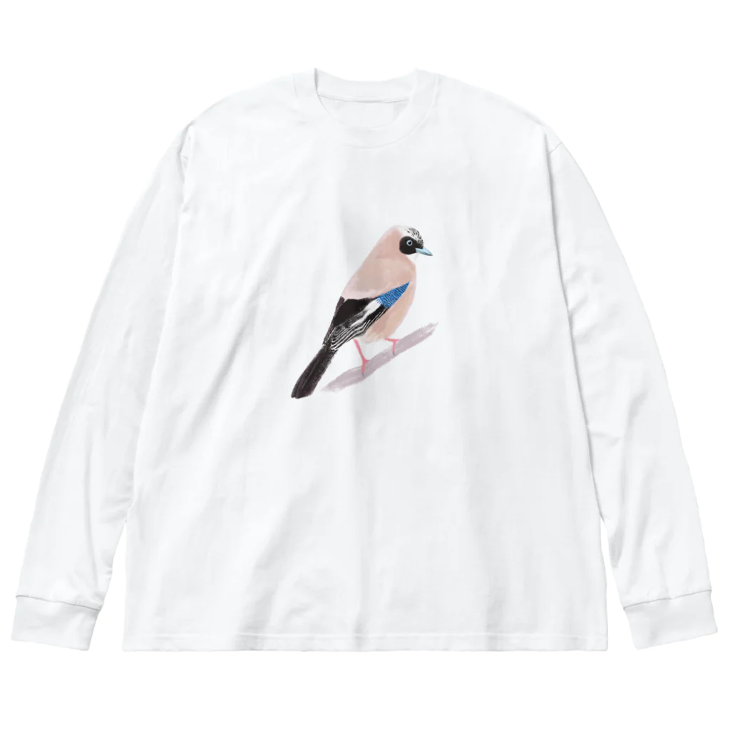 piro piro piccoloのカケス Big Long Sleeve T-Shirt