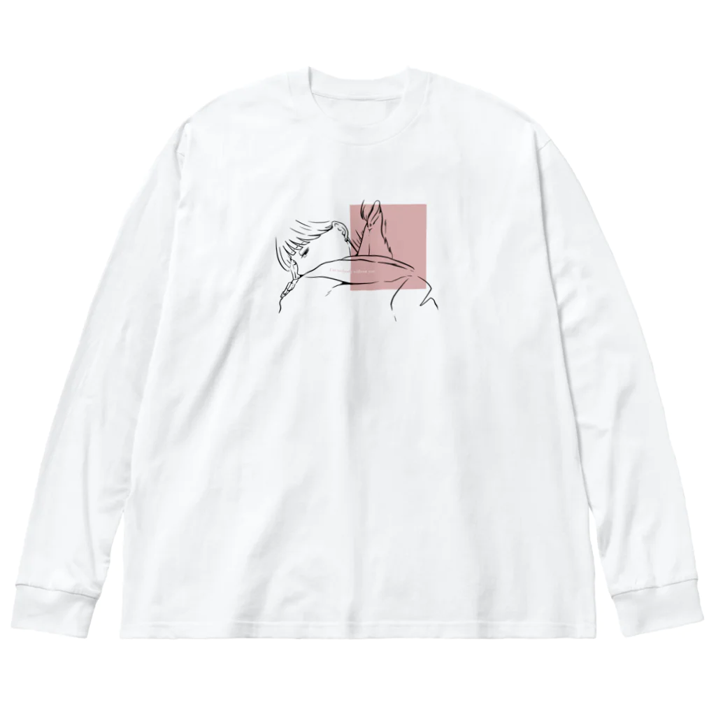 masuda mikuのI'm nobody without you. ビッグシルエットロングスリーブTシャツ