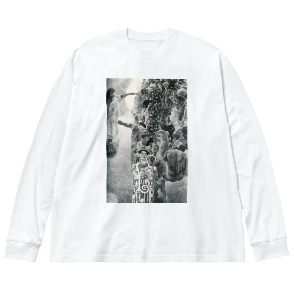 art-standard（アートスタンダード）のグスタフ・クリムト（Gustav Klimt） / 『医学』（1899年 - 1907年） Big Long Sleeve T-Shirt