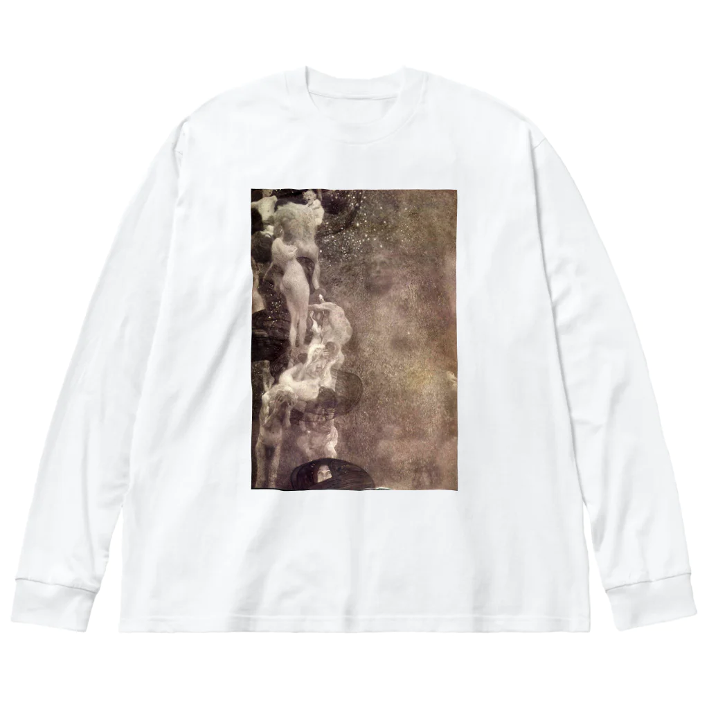 art-standard（アートスタンダード）のグスタフ・クリムト（Gustav Klimt） / 『哲学』（1899年 - 1907年） Big Long Sleeve T-Shirt