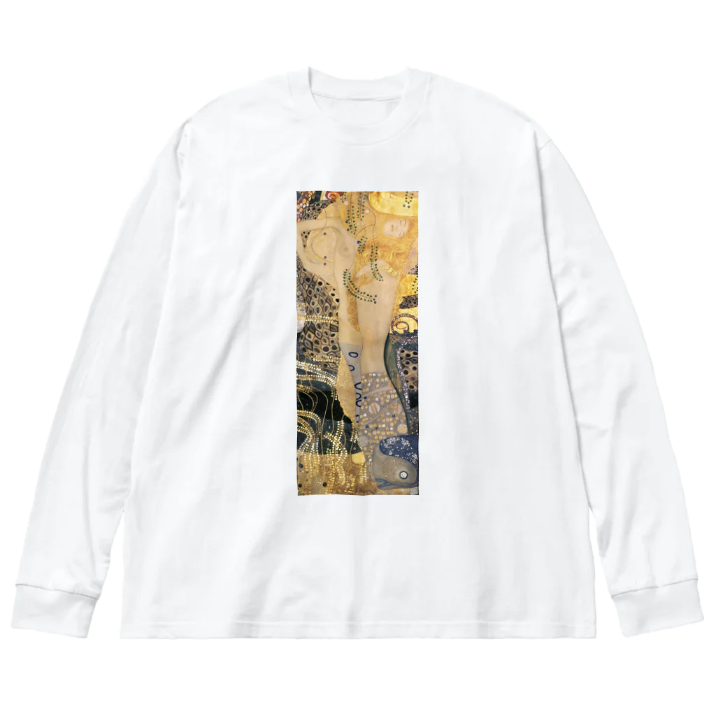 art-standard（アートスタンダード）のグスタフ・クリムト（Gustav Klimt） / 『水蛇I』（1904年 - 1907年） Big Long Sleeve T-Shirt