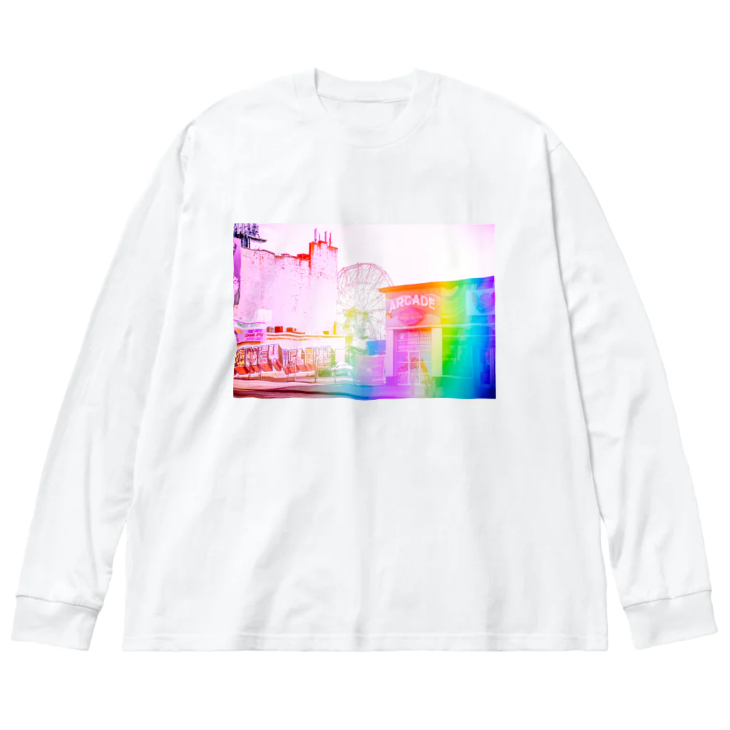 NEON LIGHT STARSのwonderland Big Long Sleeve T-Shirt