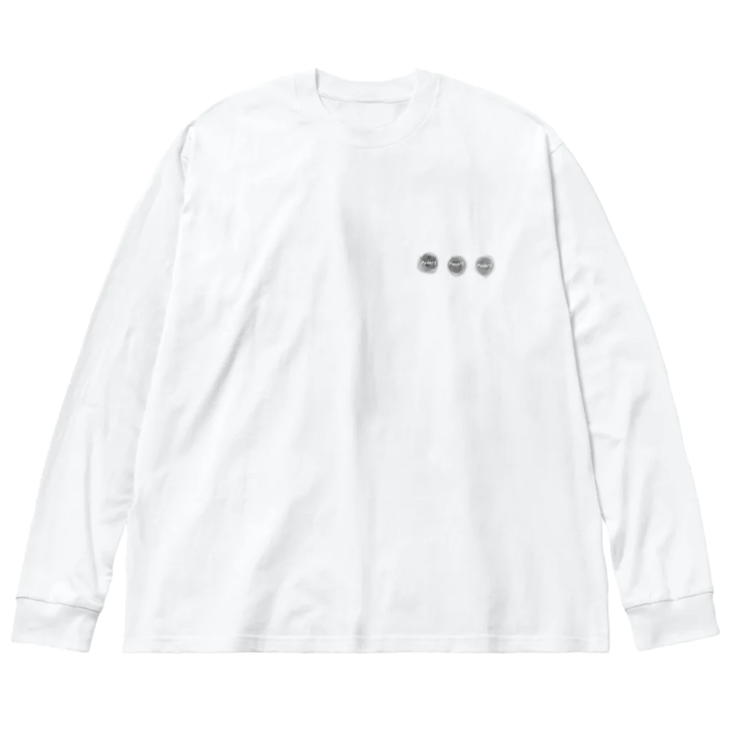 PaseriのPaseri 3つのもじゃもじゃパセリ ビッグシルエットロングスリーブTシャツ