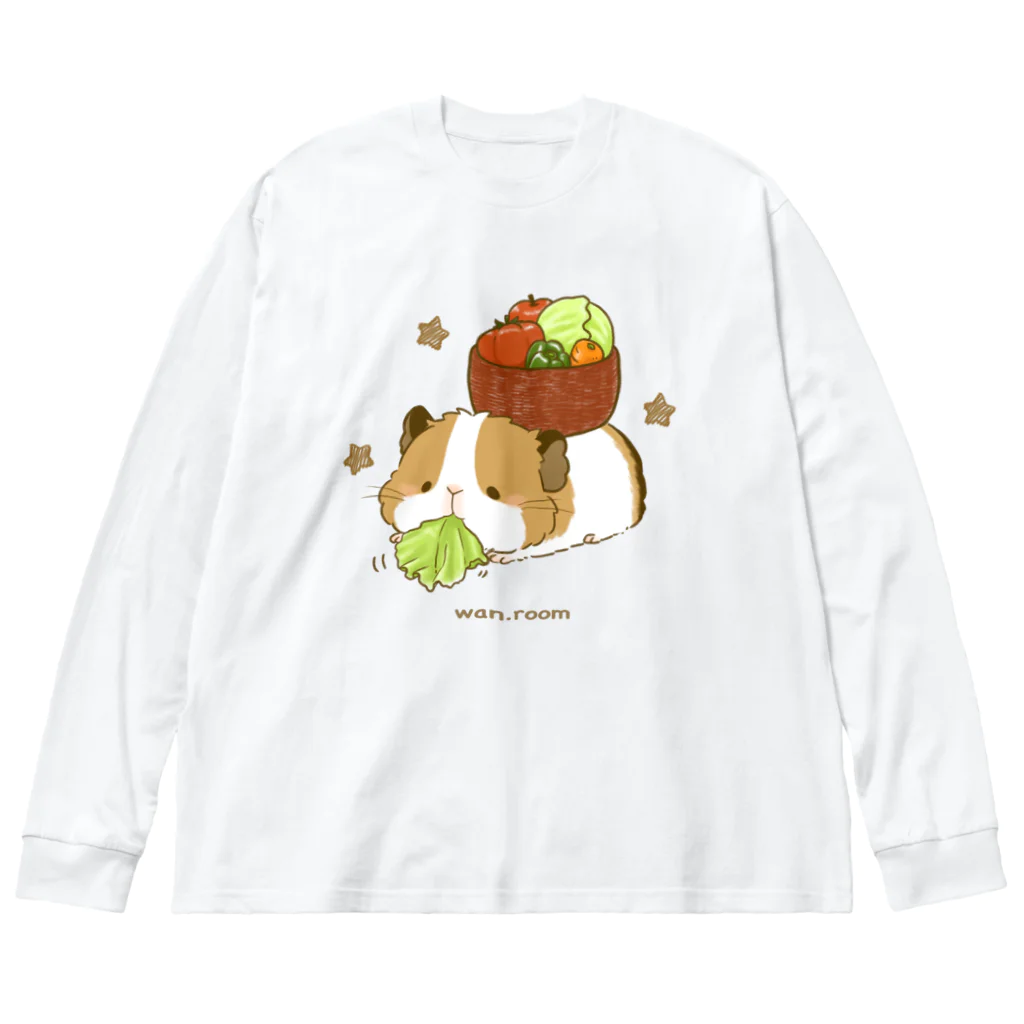 わん。(・Y・=)βの試食もバッチリ！ Big Long Sleeve T-Shirt