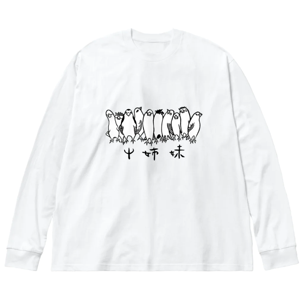 Mitsu-Zoの十姉妹たち Big Long Sleeve T-Shirt