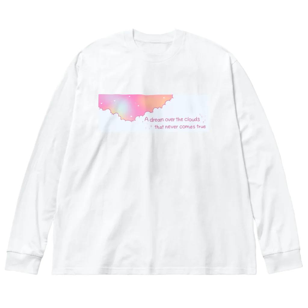 可愛いショップのdream Big Long Sleeve T-Shirt